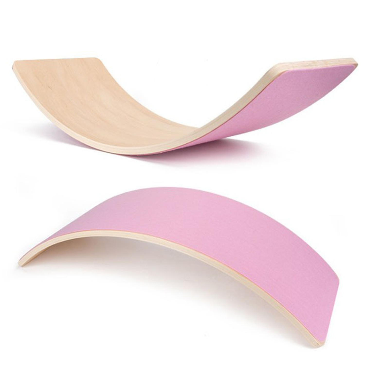 Wooden balance board-Pink