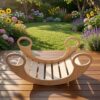 Wooden Rocker Seesaw Kids Play Board