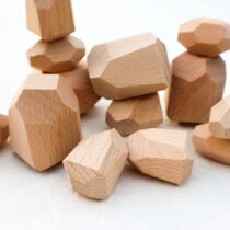 20 PCS wooden Stones 1