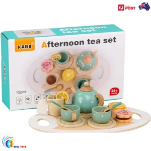 Wooden Afternoon Tea Set